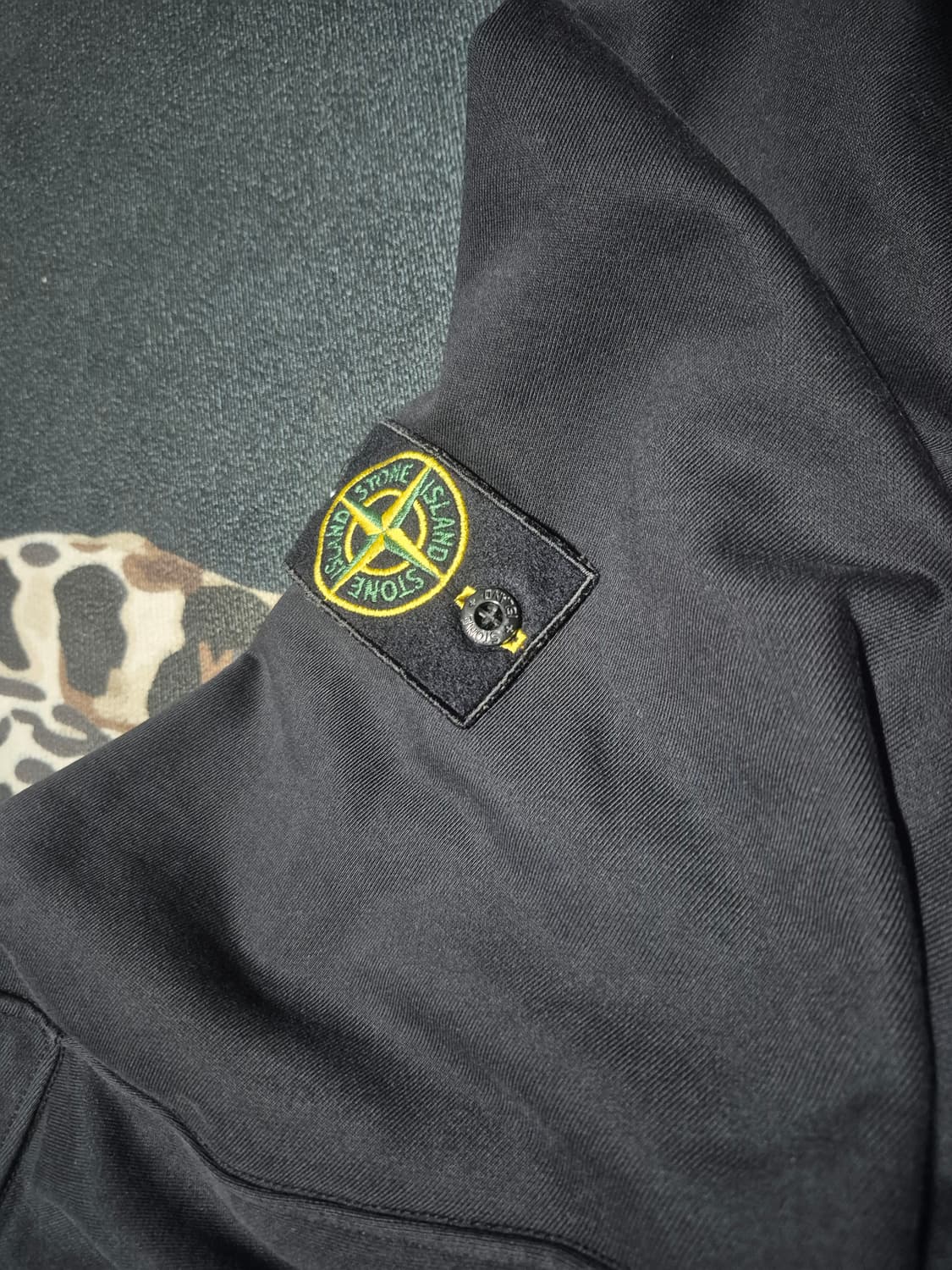 스톤 아일랜드 헤비코튼 패치워크 와펜 코트 3XL 정품 상품이미지5