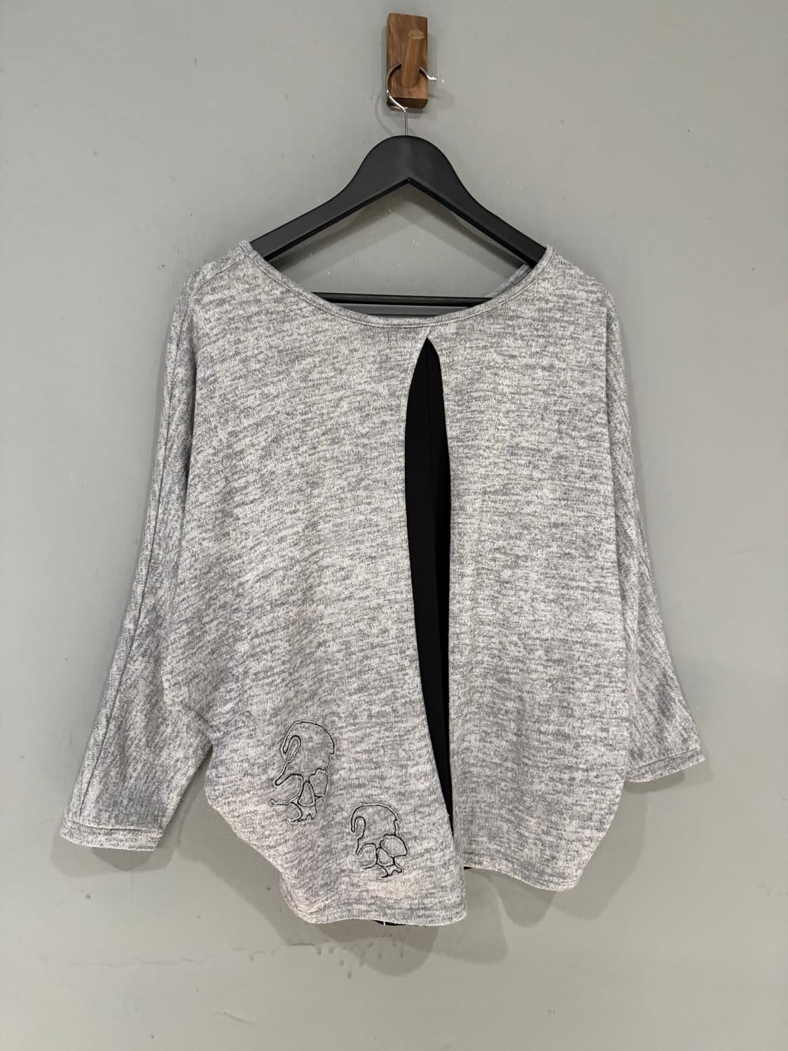 Heaven And Earth skull point slit top 상품이미지9