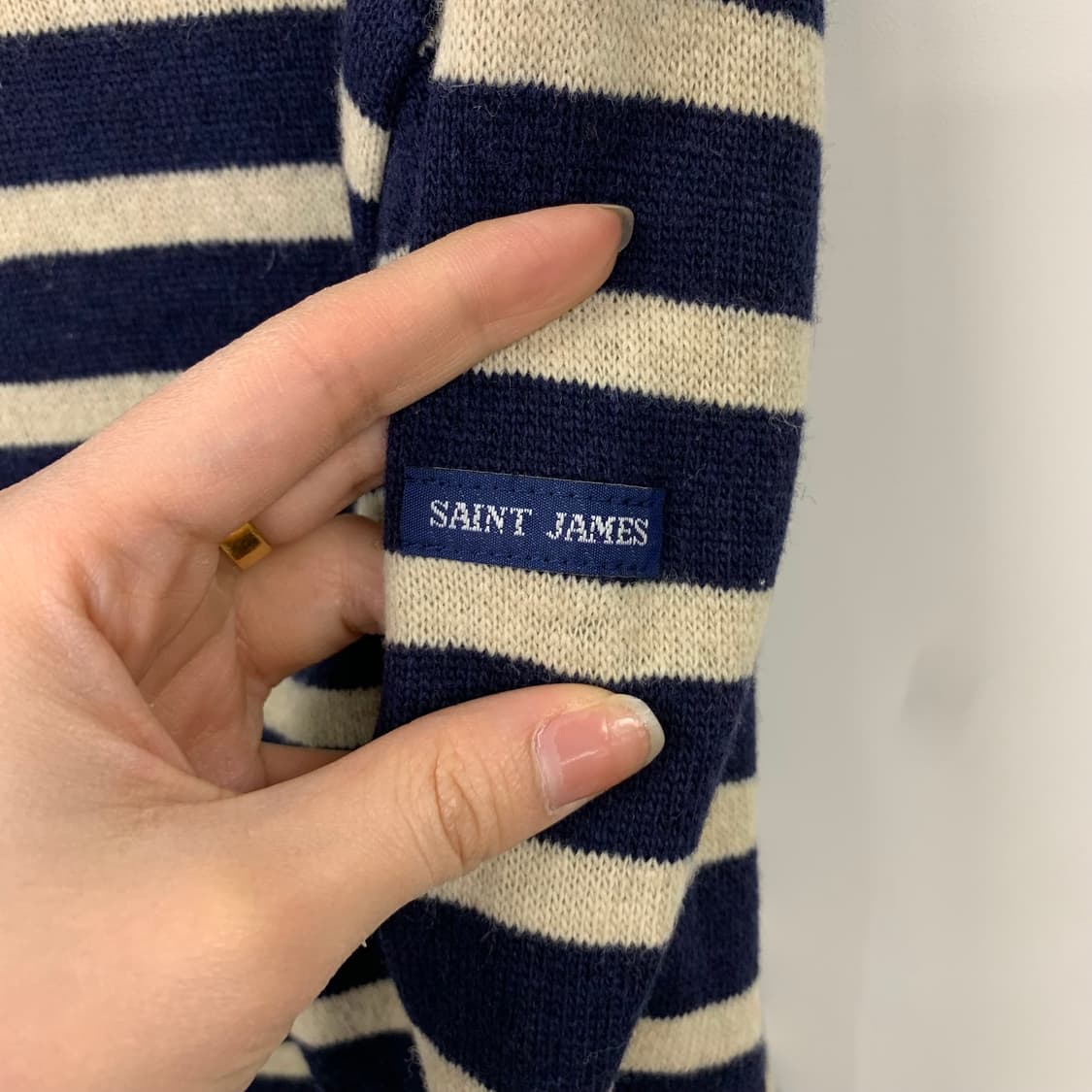 세인트제임스 단가라 스트라이프 니트 상품이미지3