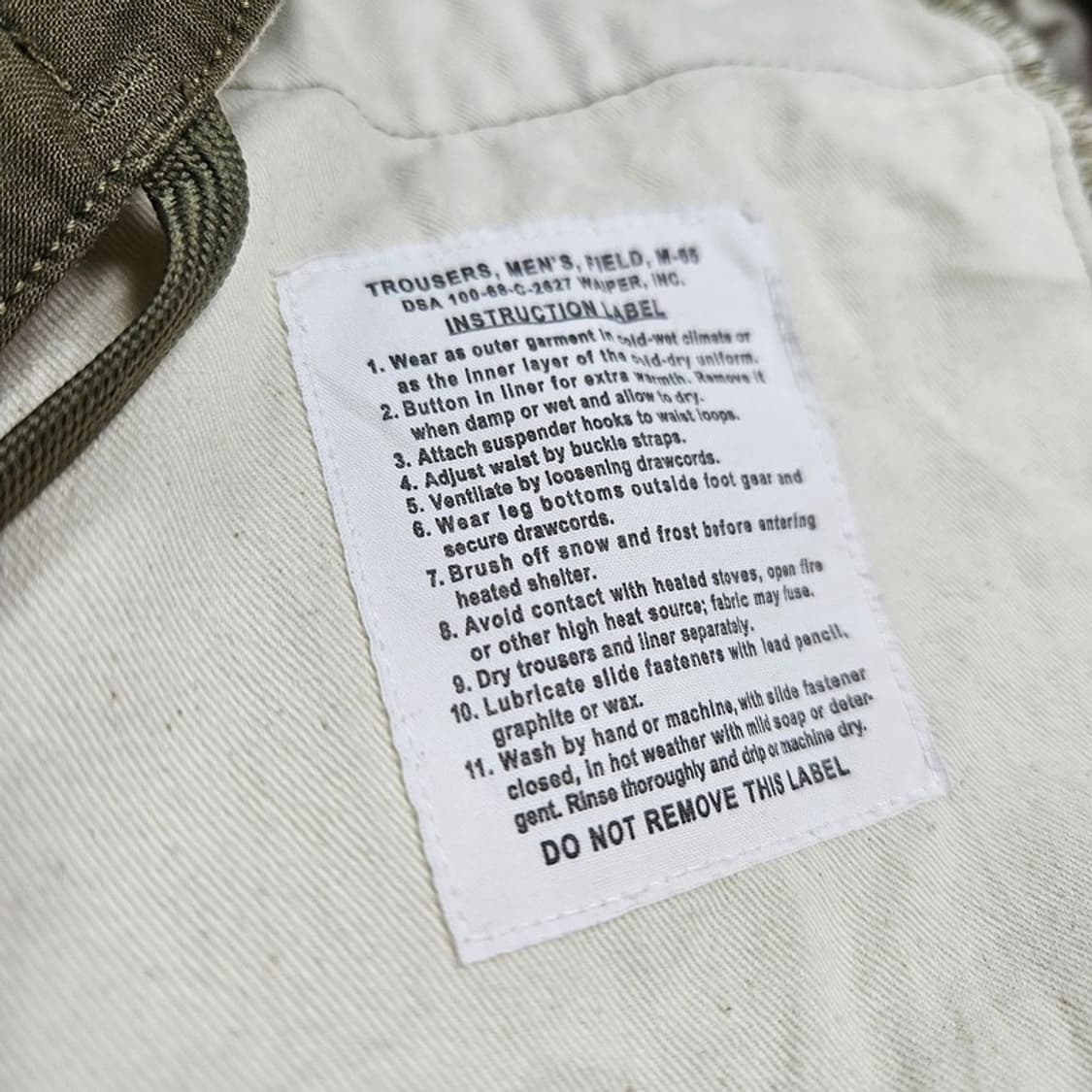 웨이퍼 M65 복각 바지 필드 팬츠 xl M0277 상품이미지8