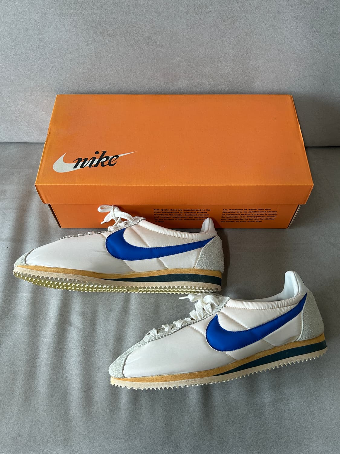 나이키 빈티지 코르테즈 나일론 흰파 280 상품이미지1