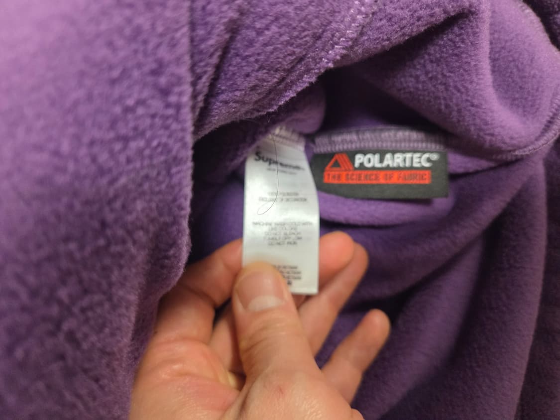 슈프림 폴라텍 페이스 하프집 후드 l 상품이미지4