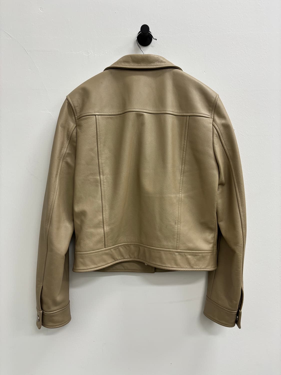 UNIER 유메르 리얼레더 크롭 자켓 상품이미지3