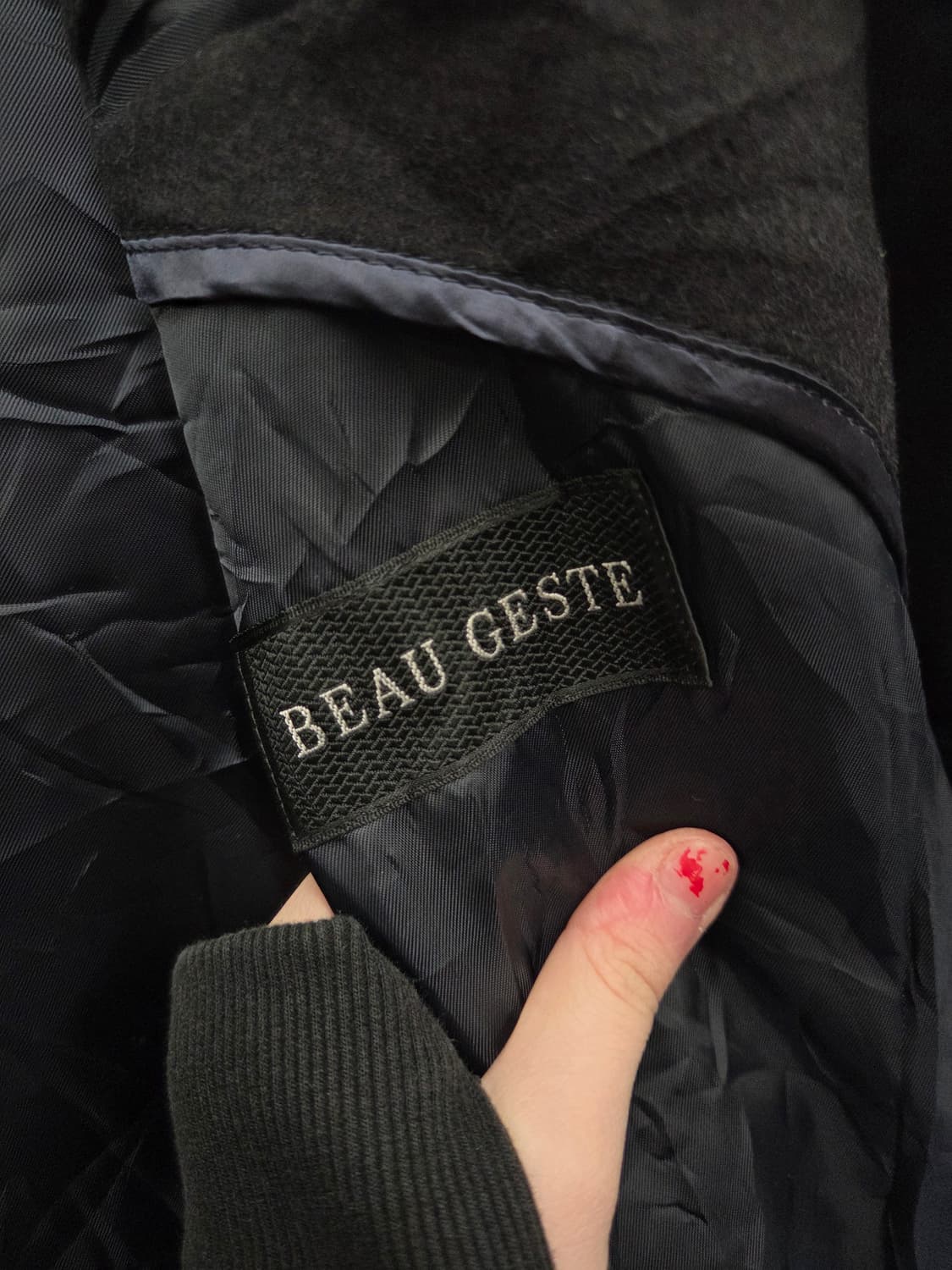 BEAU Japanese Cashmere 캐시미어 롱 코트 상품이미지7