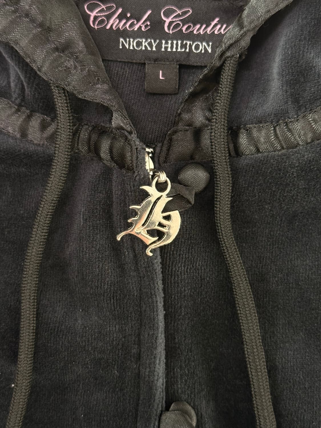 쥬시 꾸뛰르 st 벨벳 후드 집업 트레이닝 복 상품이미지2