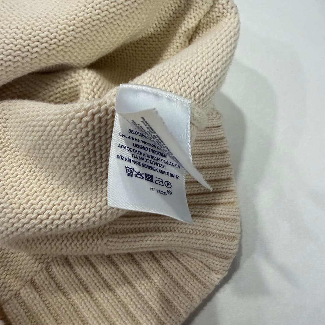 [XL] 폴로 랄프로렌 아이보리 후드 니트 집업 B538 상품이미지7