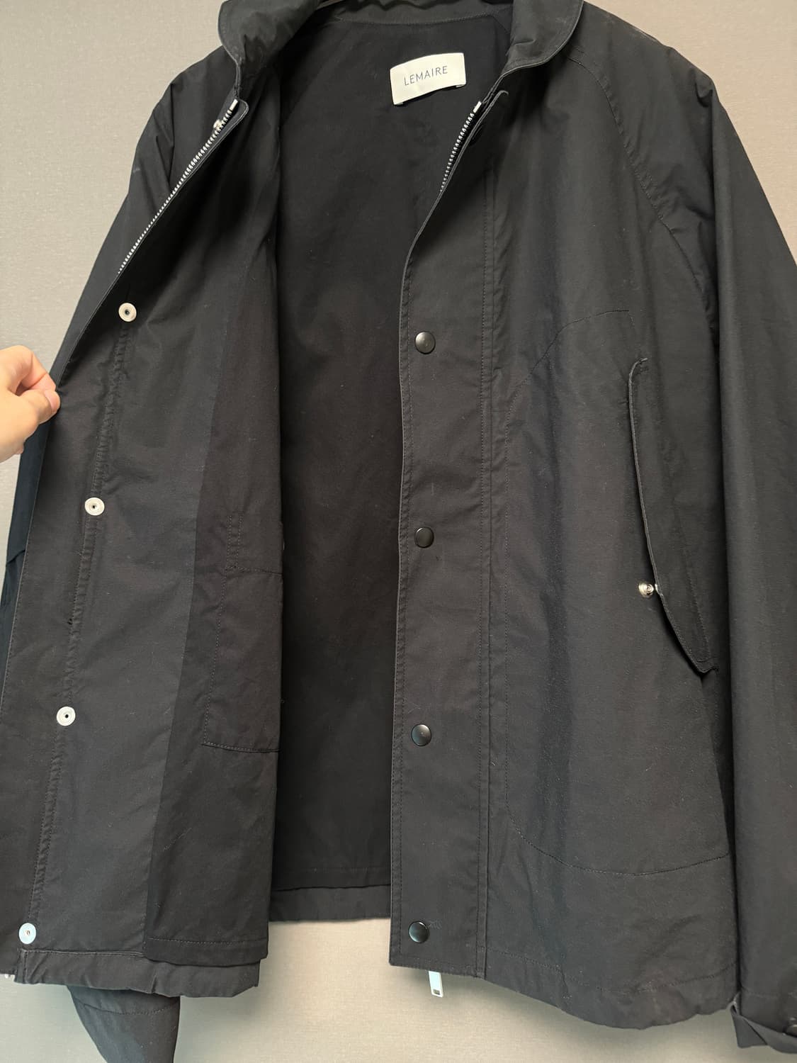 [OS] 17SS 르메르 코튼 블루종 Black 상품이미지3