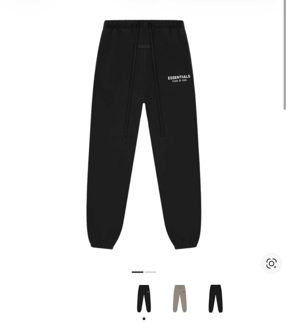 에센셜 클래식 스웨트팬츠 블랙 L 상품이미지1