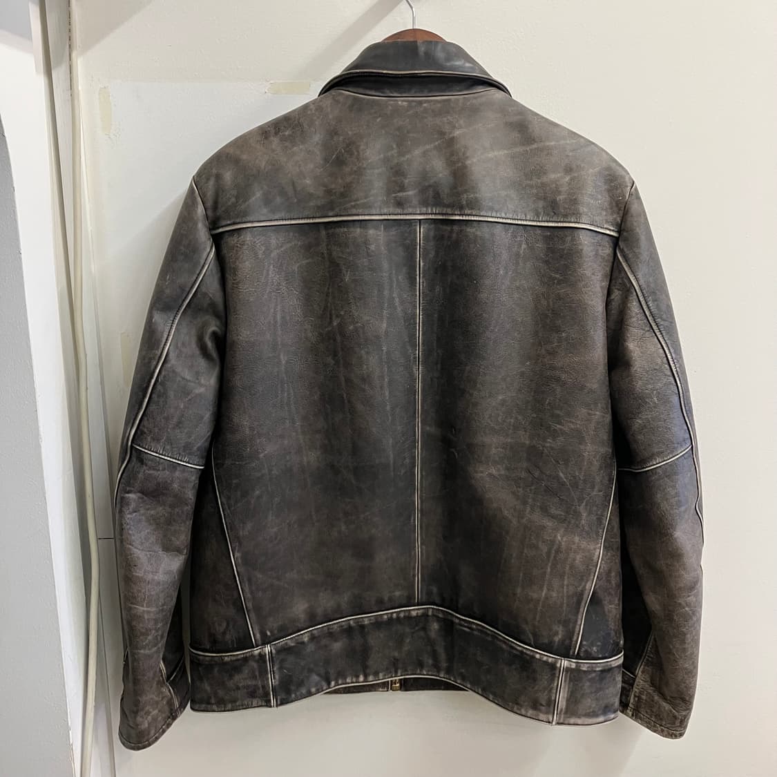 N6 올드 갭 가죽 자켓 상품이미지2