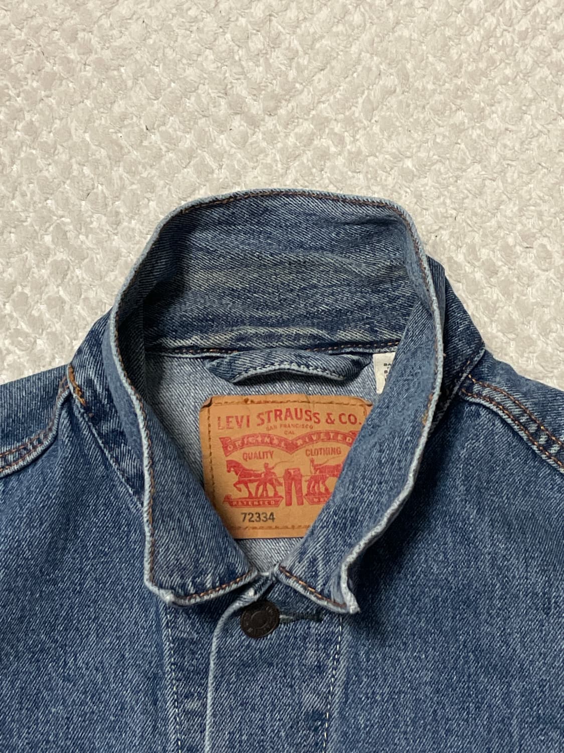 리바이스 72334 타입3 데님 트러커 청자켓(클리닝O) 상품이미지5