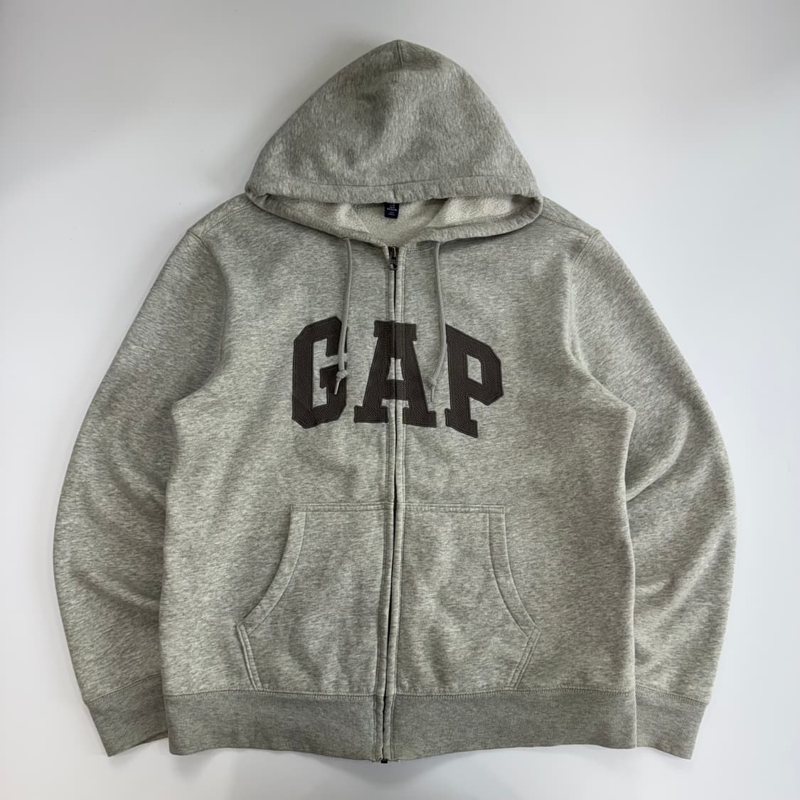 Gap 갭 차콜 로고 그레이 후드집업  상품이미지3