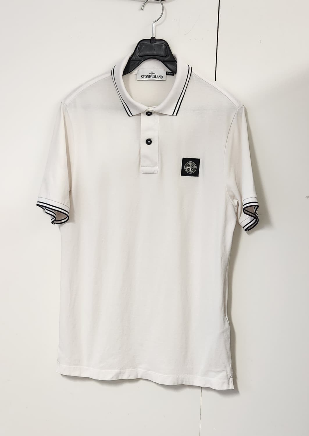 스톤아일랜드 카라 반팔 티셔츠 S 상품이미지1
