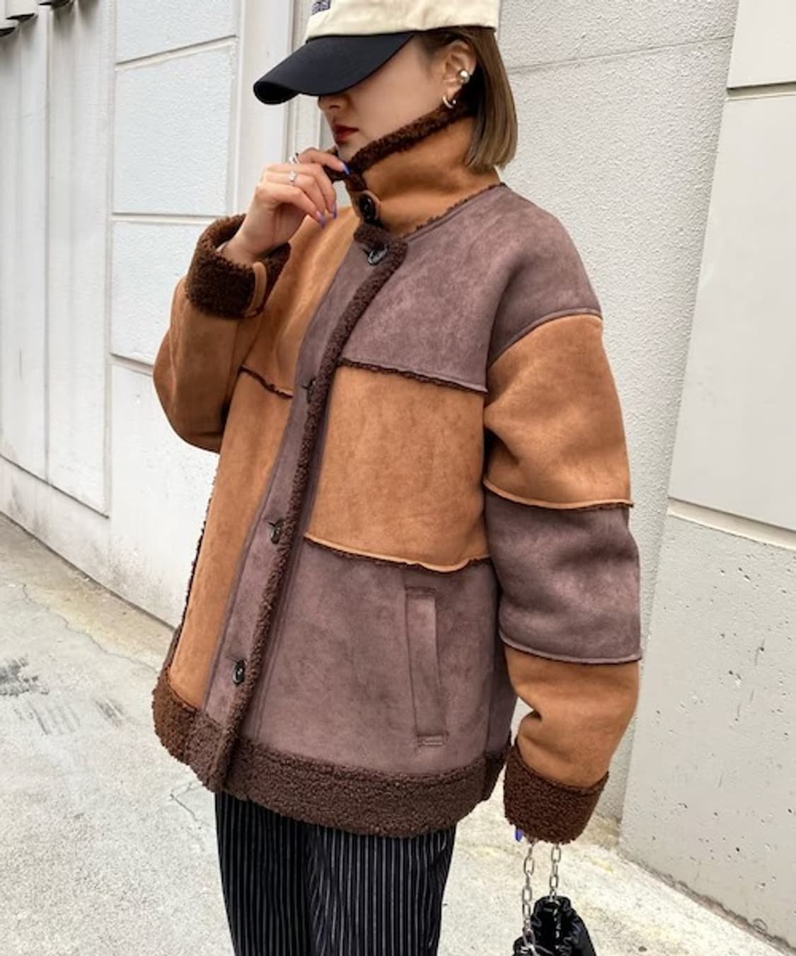 WHO'S WHO gallery Fake Mouton Jacket 상품이미지4