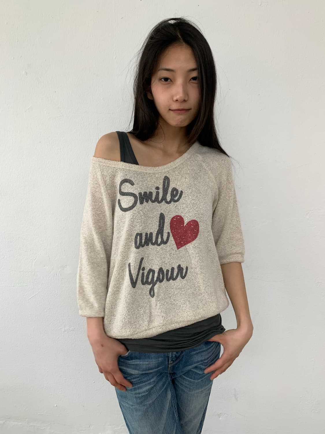 Summer knit offshoulder 상품이미지1