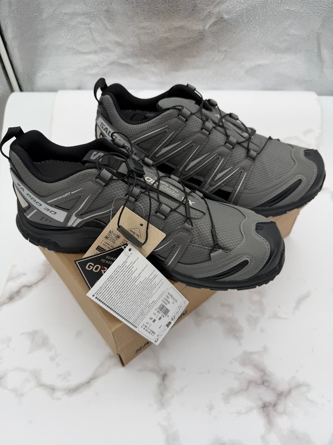 살로몬 XA 프로 3D GTX 퓨터 블랙 실버 클라우드 상품이미지1