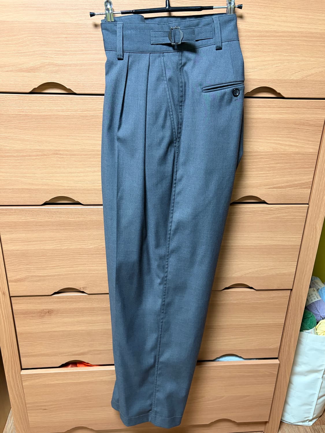 어나더오피스 산티아고 슬랙스 2 헤더그레이 상품이미지1