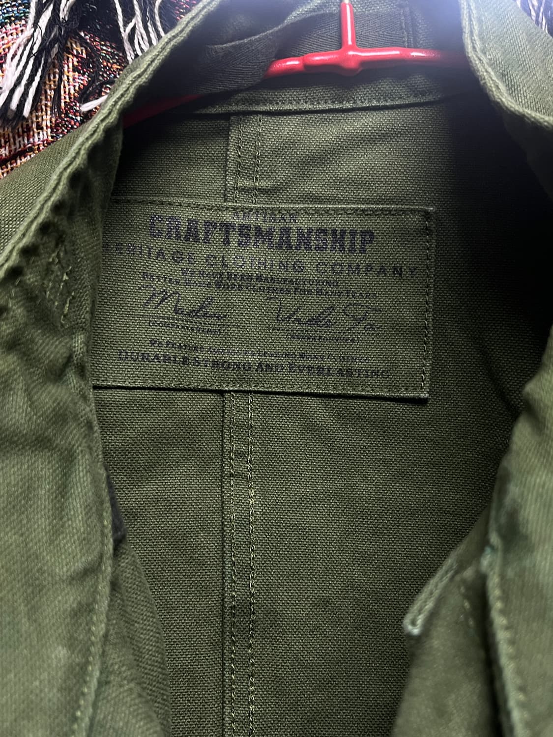 MADEN WORKWEAR × CRAFTSMANSHIP 모터사이클자켓 상품이미지3