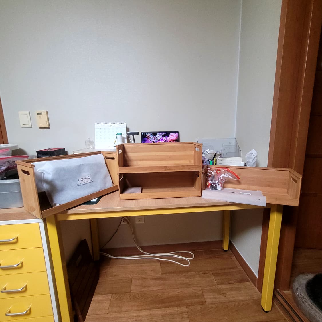 원목 4단 CD&DVD 랙/ 스택커블 수납반 상품이미지3