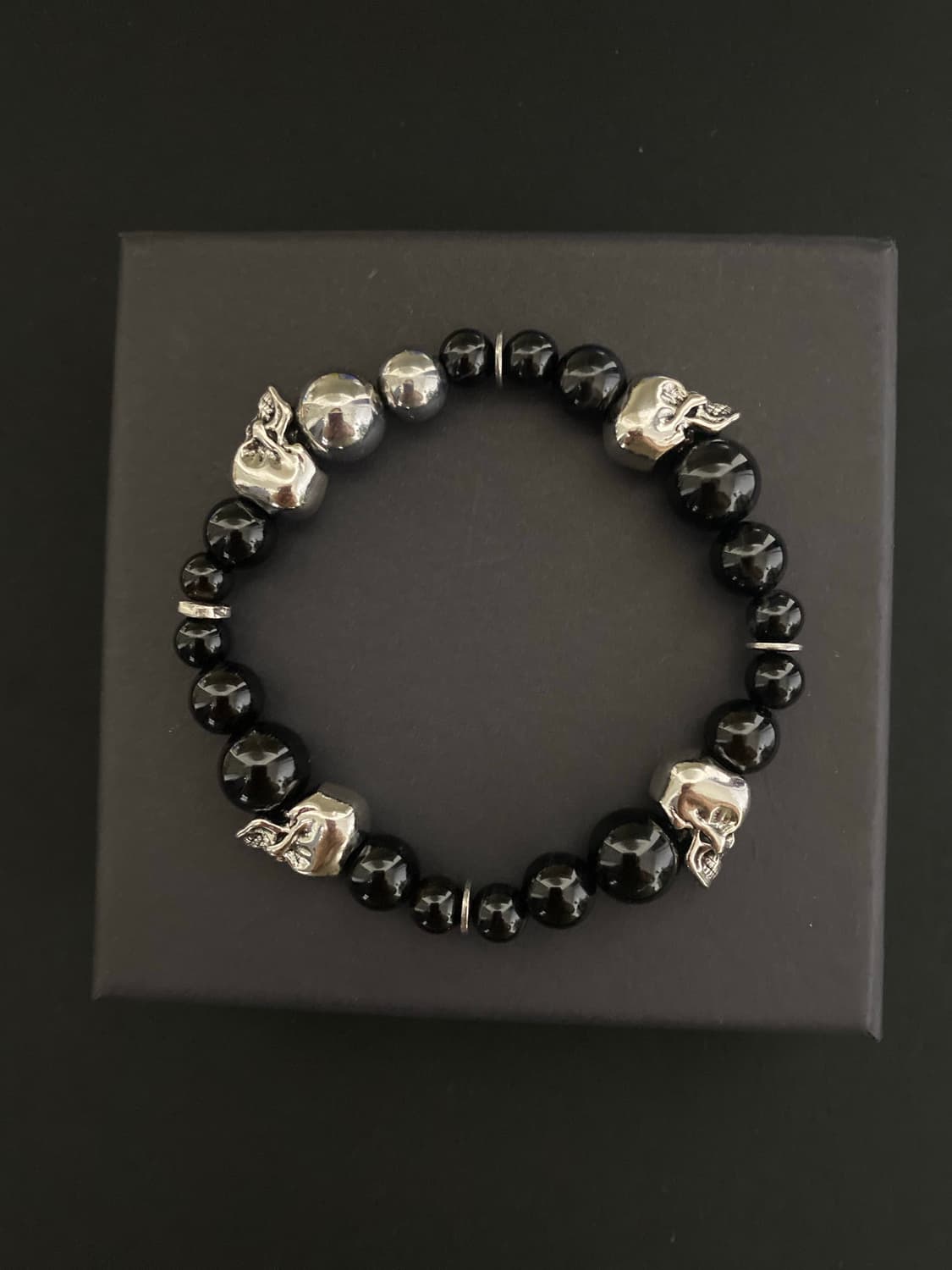 스컬 오닉스 팔찌 상품이미지1