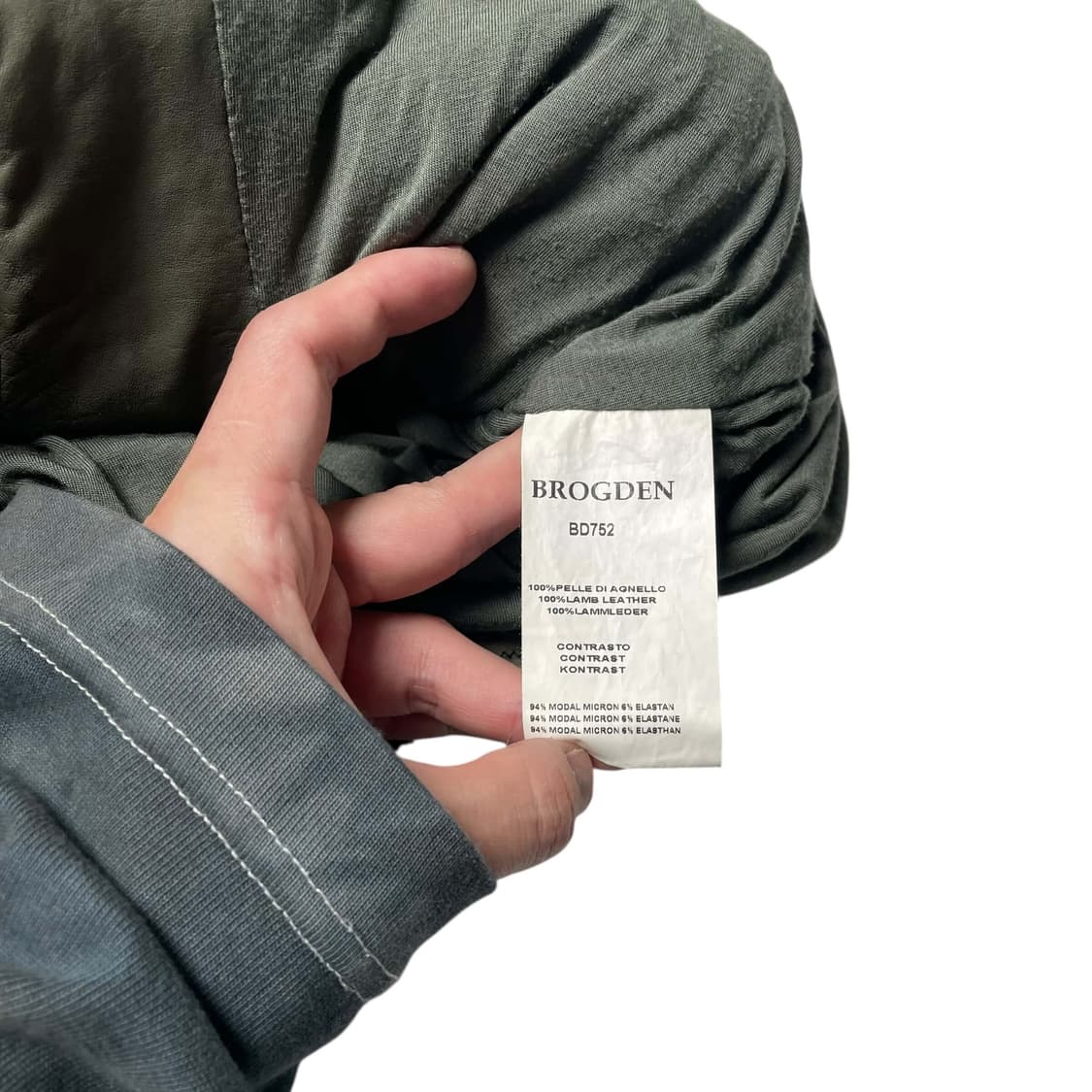 Brogden 펀칭 레더 자켓 (italy made) 상품이미지9