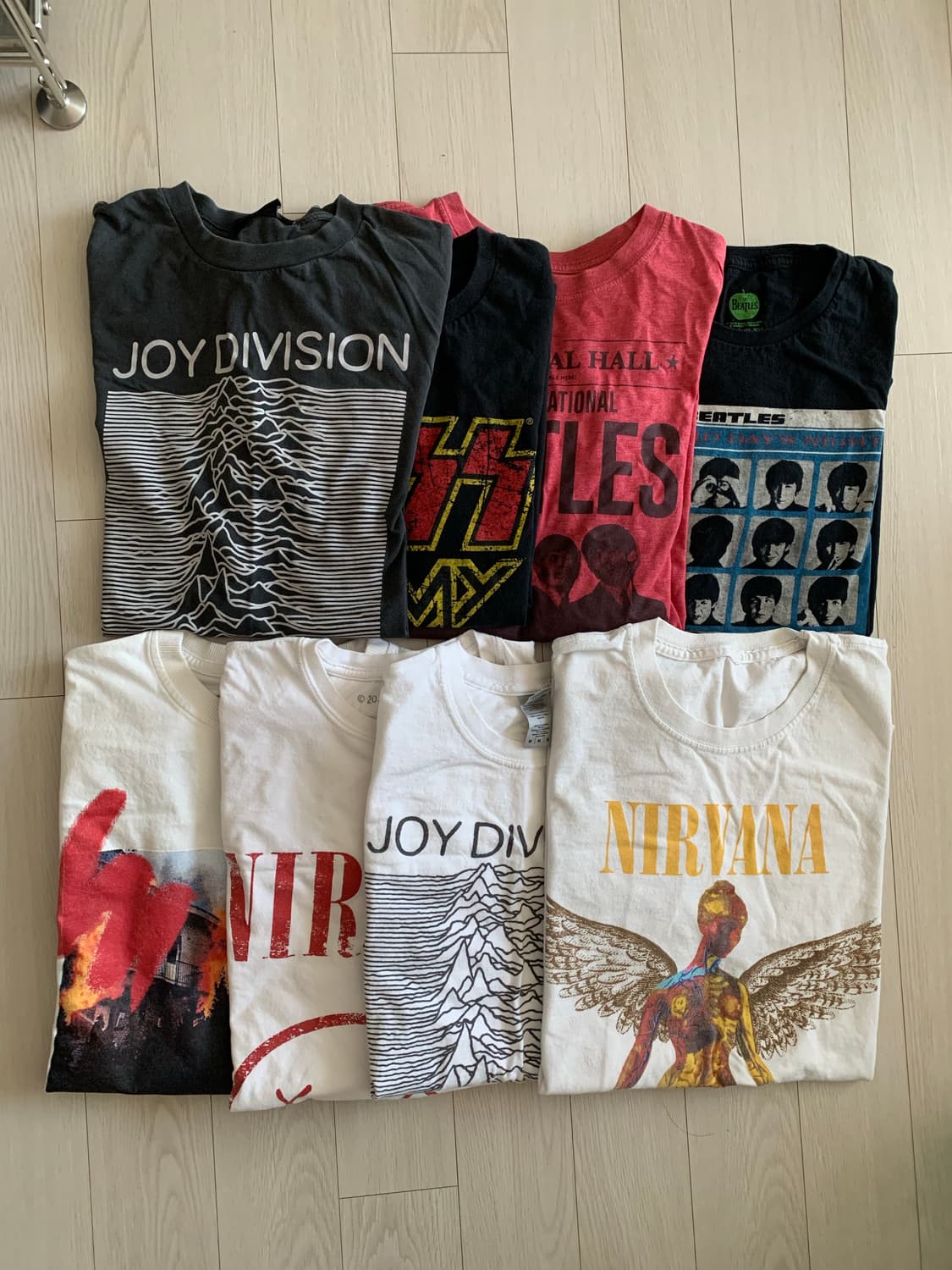 빈티지 밴드티 일괄판매 상품이미지1