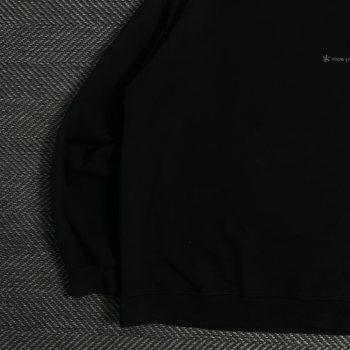 스노우피크 스펠로고 블랙 미니멀 맨투맨y 3029 상품이미지4