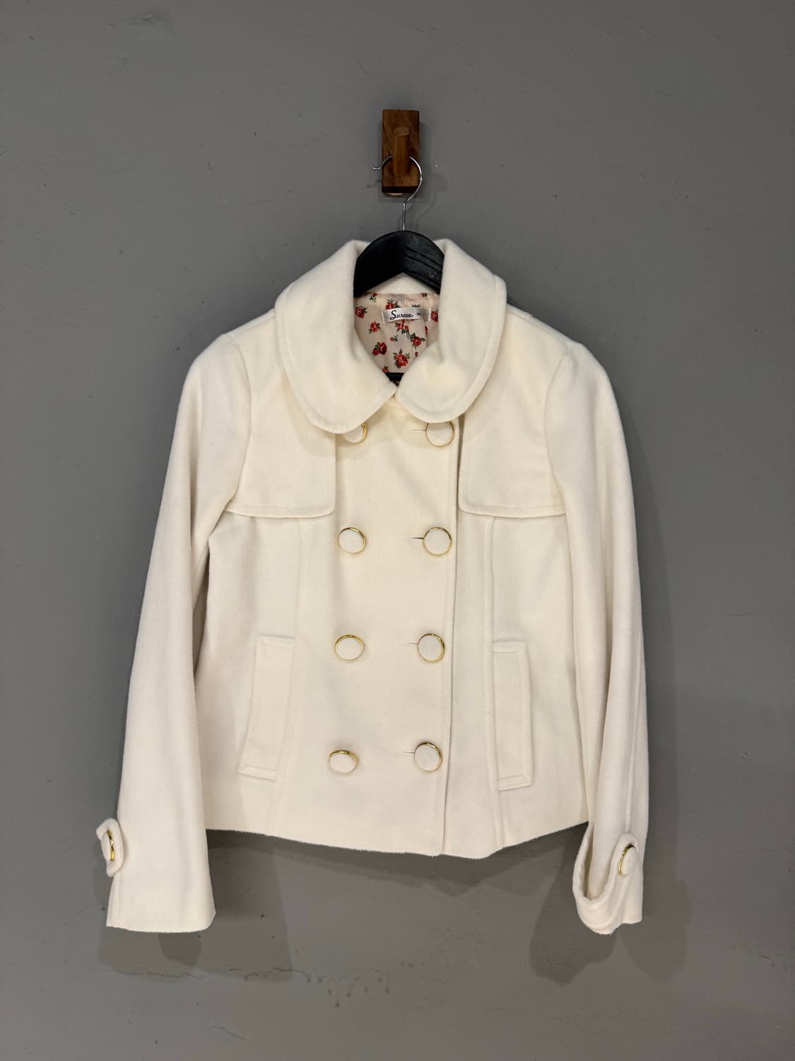 Jpn vintage 히메갸루 금장 더블버튼 코트 상품이미지1