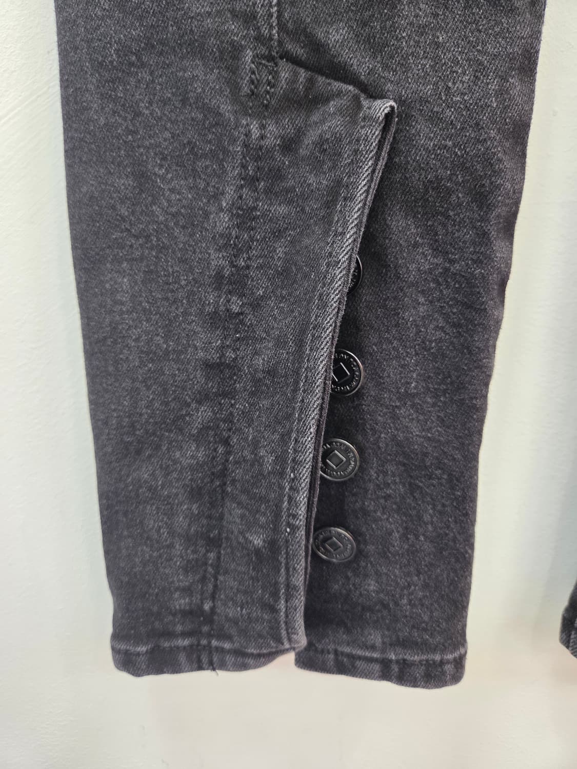 50 우영미 블랙 뒷트임 바이커진 상품이미지6