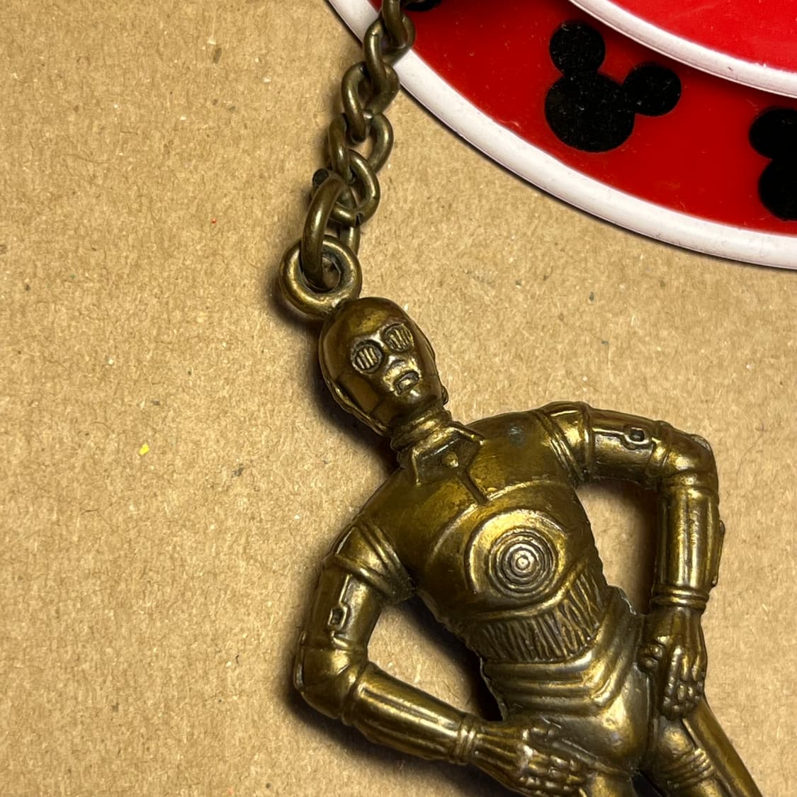 1995 스타워즈 공식 라이선스 C-3PO 메탈 키링 상품이미지3