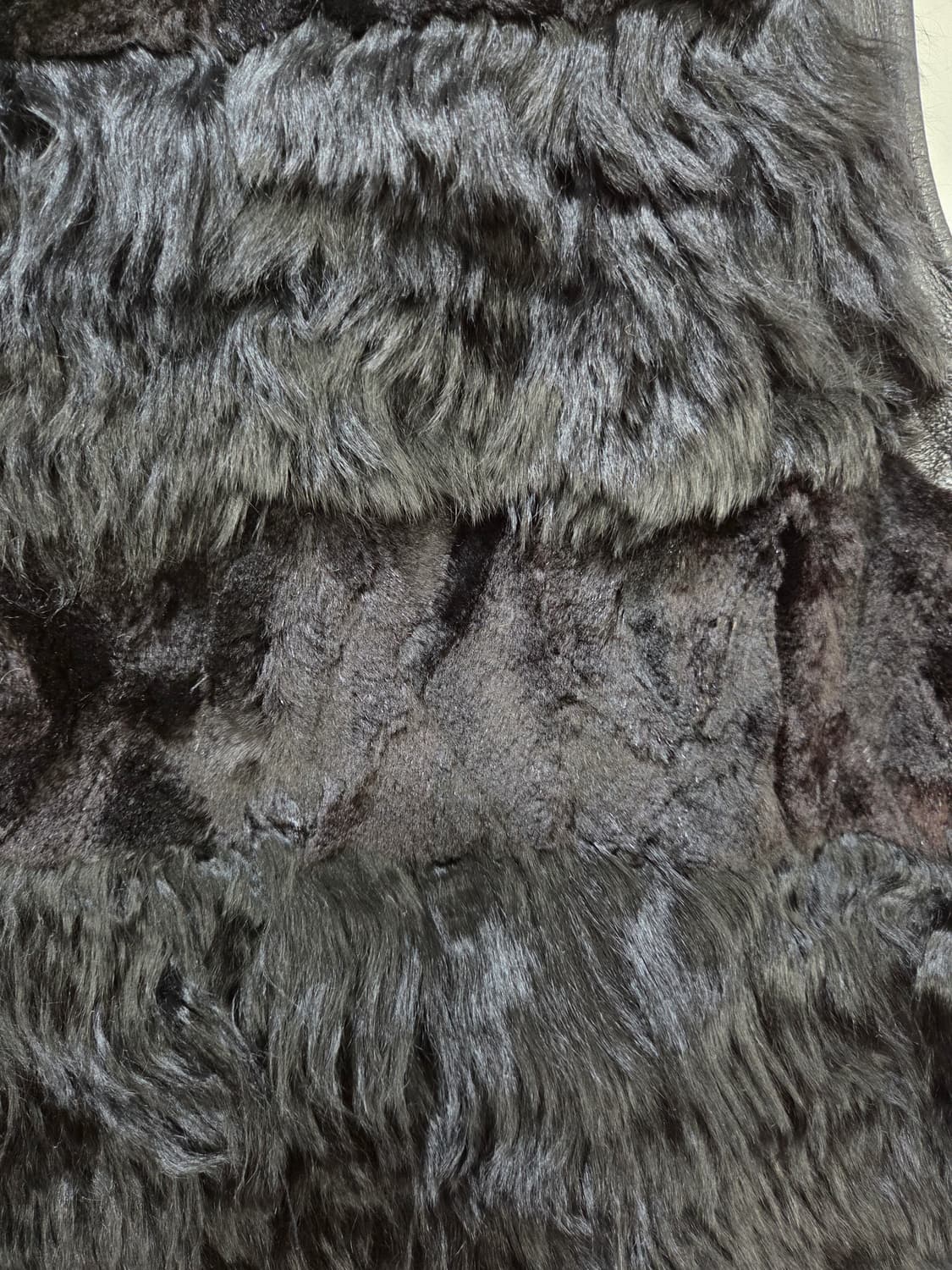 천연밍크 & 천연퍼 블랙 퍼 코트 베스트 조끼 Y2K 상품이미지3