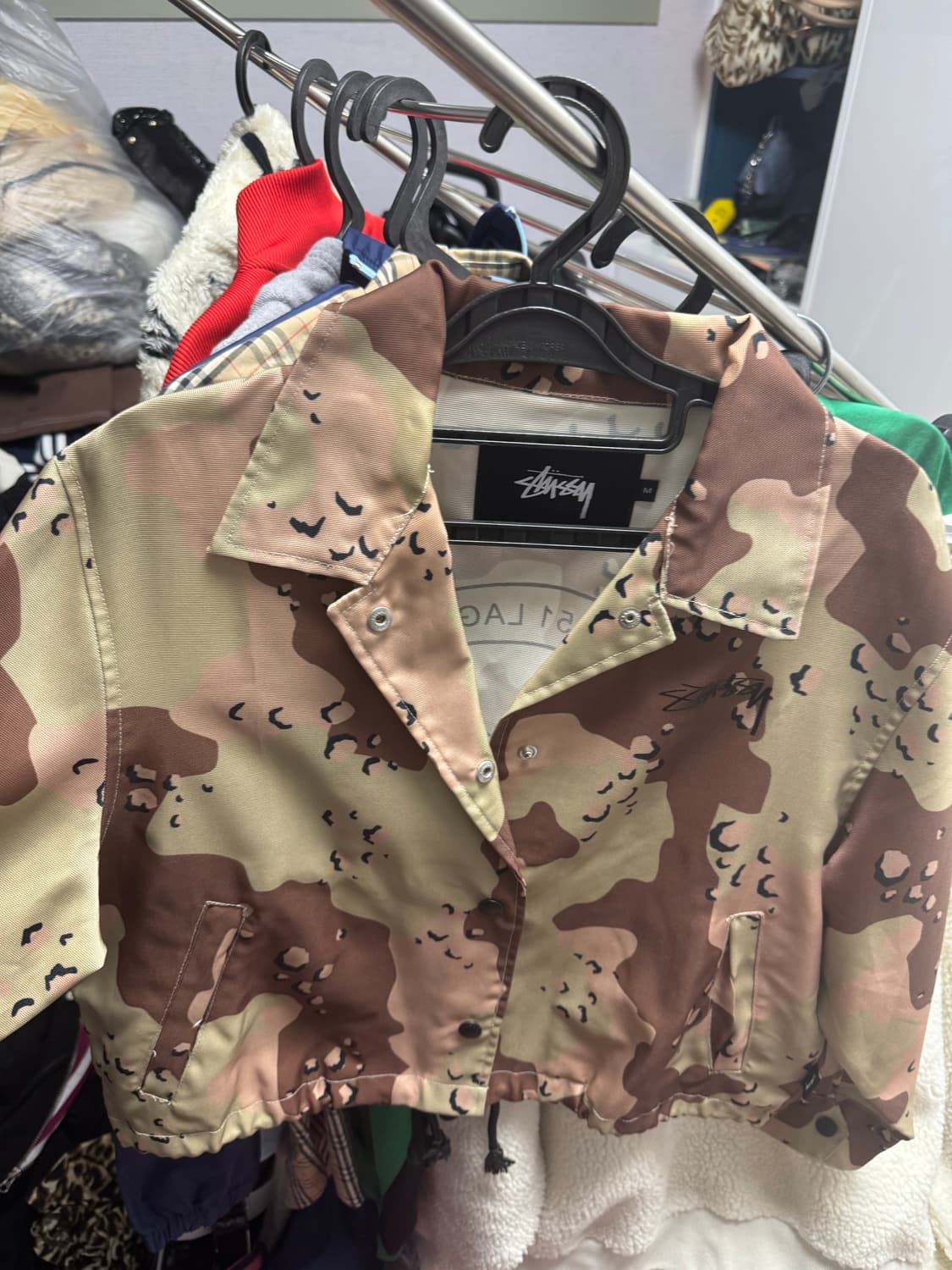 스투시 카모플라쥬 크롭 자켓 상품이미지1