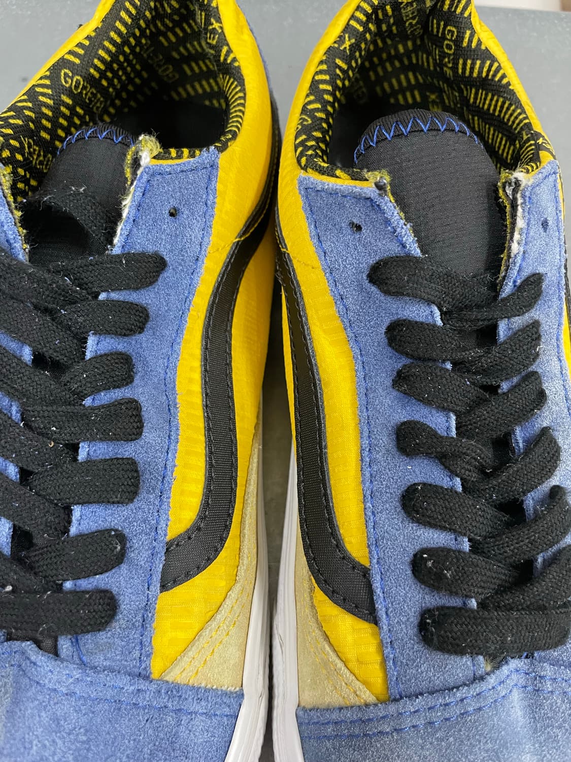 반스 올드스쿨 고어텍스 블루 옐로우 280 상품이미지8