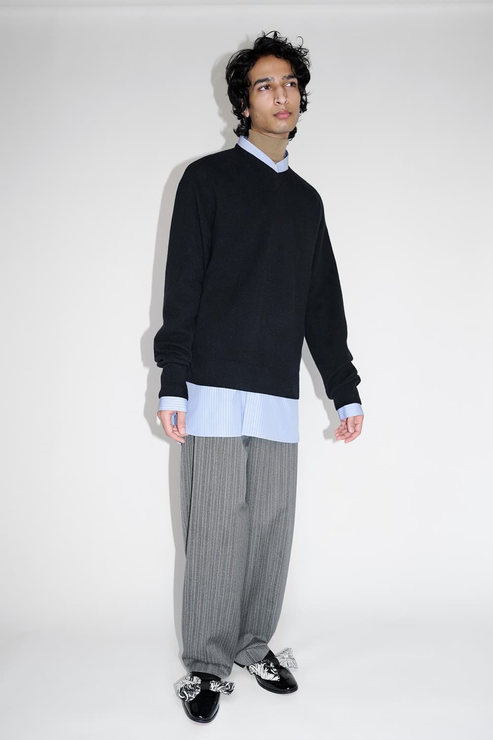 L) 크리스타세야 울 캐시미어 브이넥 니트 상품이미지7