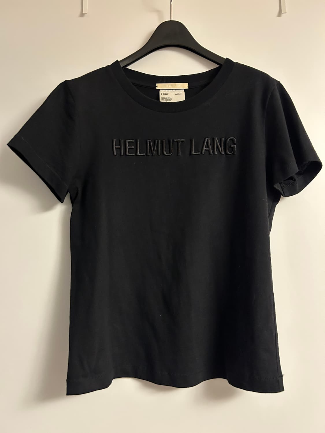 Helmut Lang 헬무트랭 자수 로고 티셔츠 상품이미지4