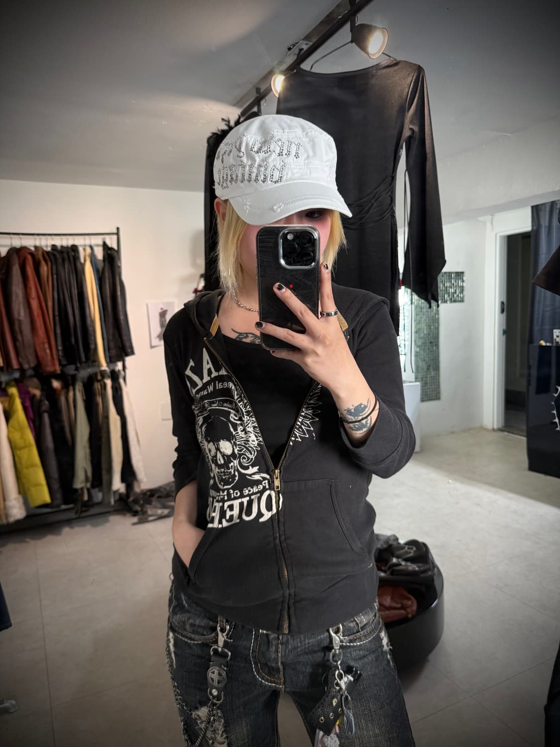 00s beads detail cap 상품이미지5