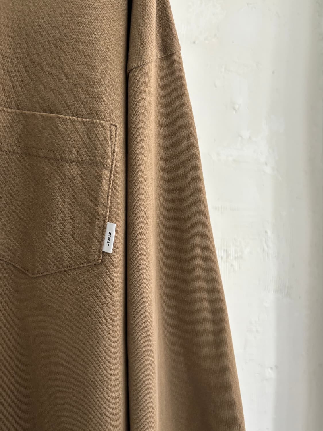 WTAPS 더블탭스 브라운 포켓 롱슬리브 상품이미지5