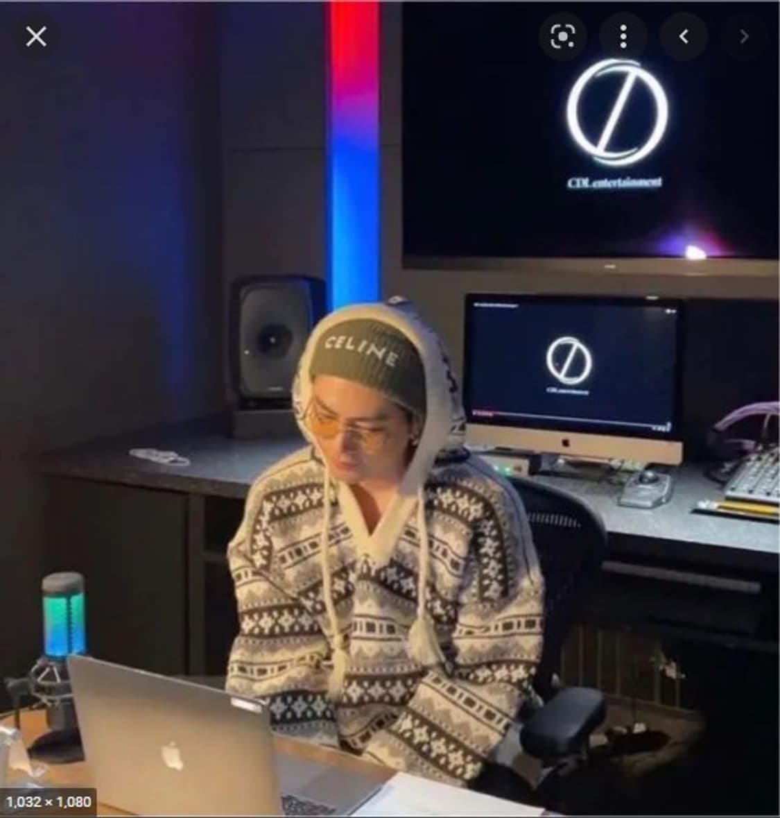 CELINE 21AW 셀린 풀오버 바자 울 니트 후디 상품이미지6