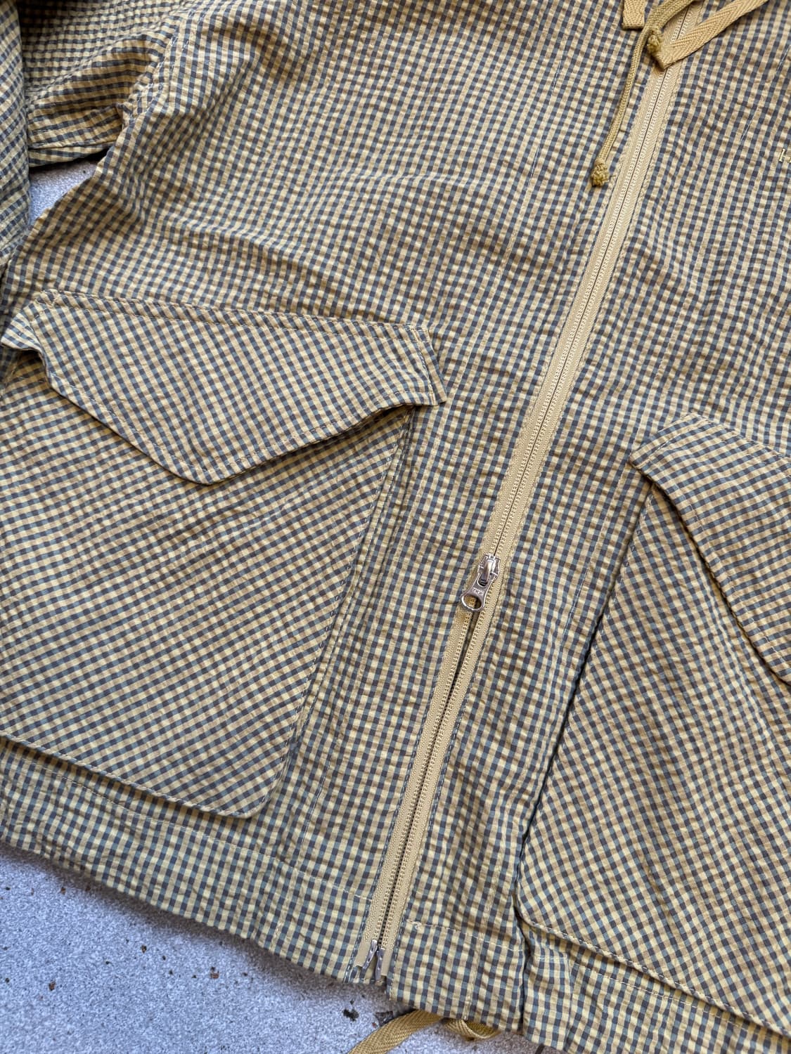 HELLO SUNRISE 엘로우 후드 자켓 M 상품이미지4