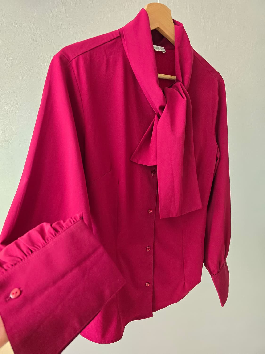 NARACAMICIE Tie-Neck Blouse Italy made 상품이미지3