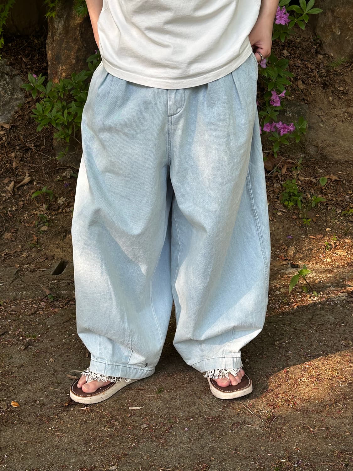 Harvesty Circus pants (light blue denim) 상품이미지2