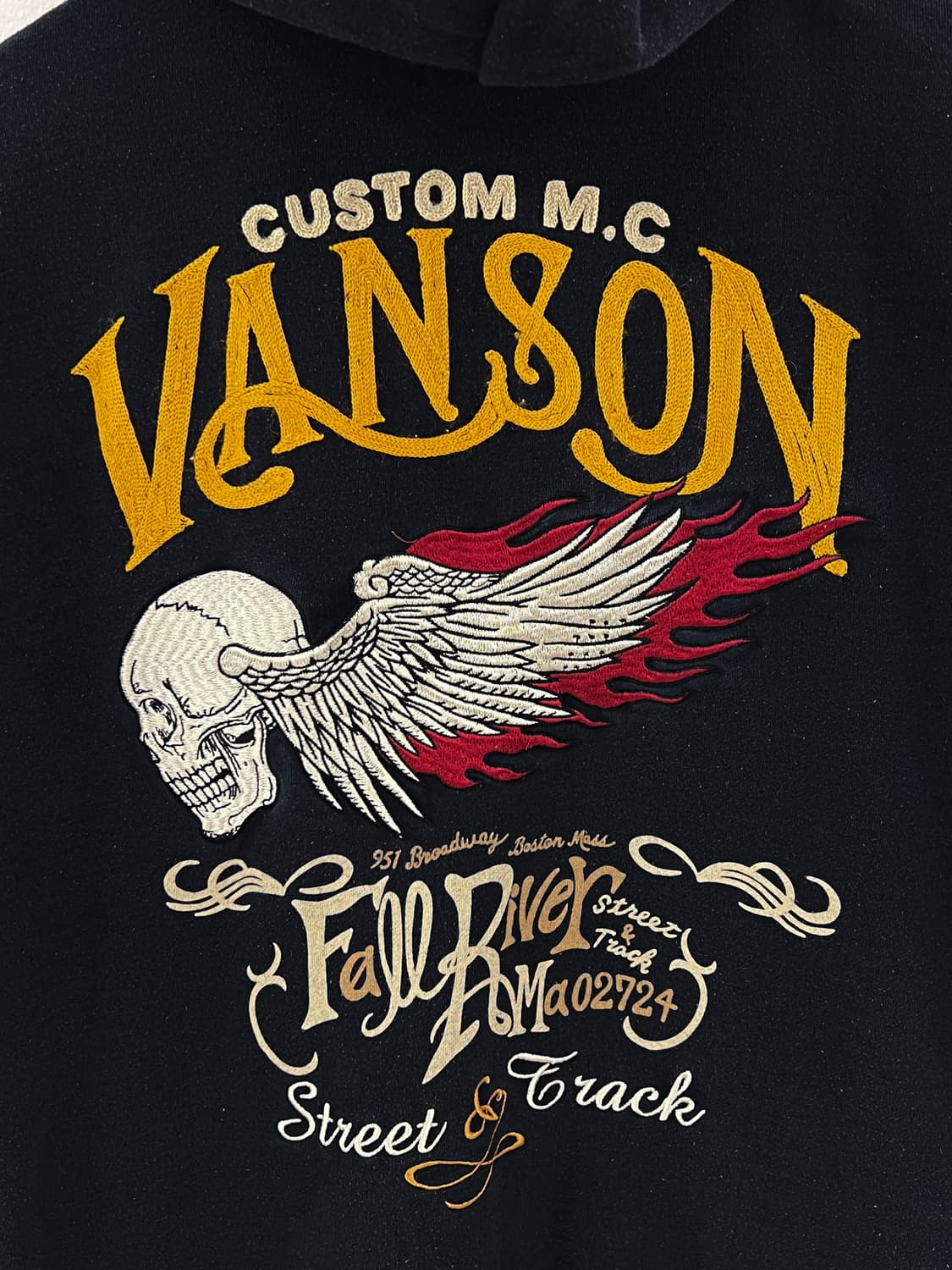 VANSON hoodie zip up XL 상품이미지5