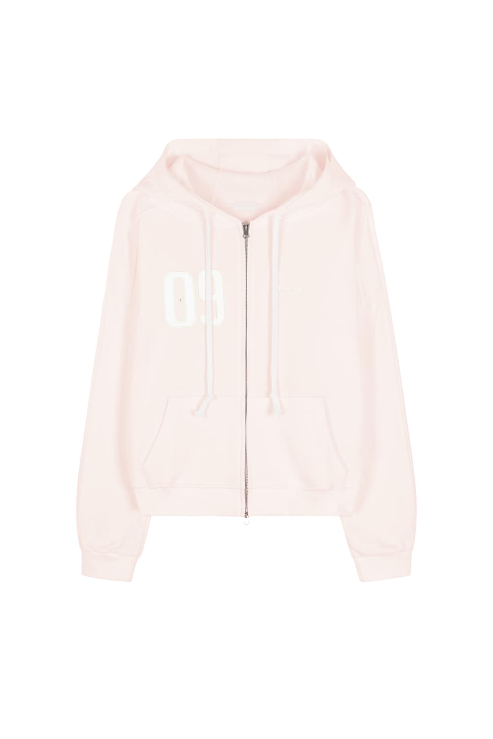 클리시어 클래식 09 넘버링 후드집업 핑크 상품이미지2