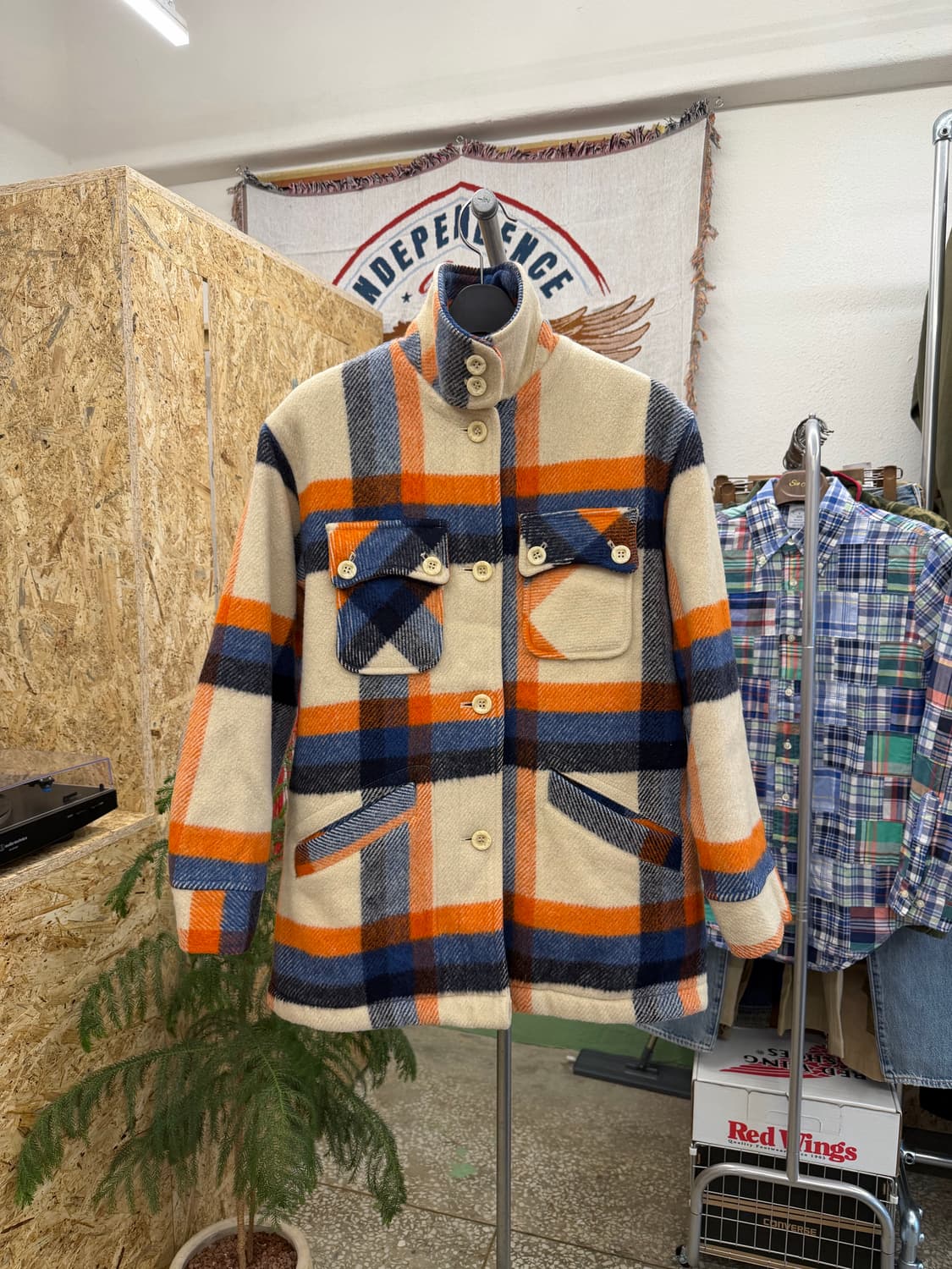 맥그리거 울 체크 셔츠 자켓 상품이미지6