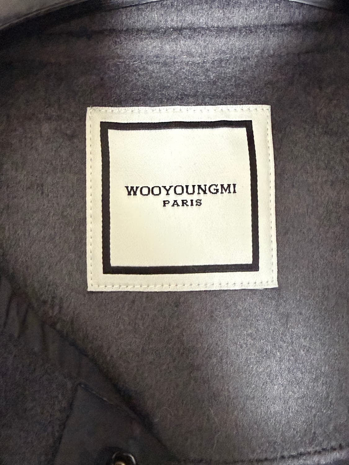 (24FW 새상품급) 우영미 그레이 풀오버 티셔츠 다크 46 상품이미지4