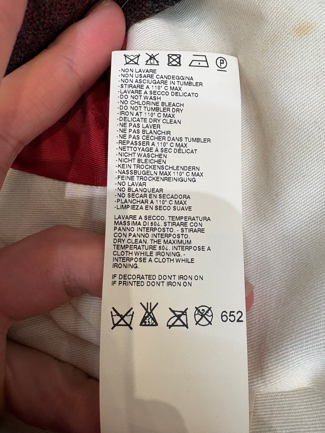 디스퀘어드2 레더배색 타탄체크 퀼팅 블루종  상품이미지8