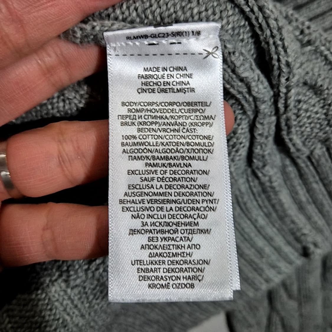 폴로 랄프로렌 신형 케이블 니트 상품이미지5