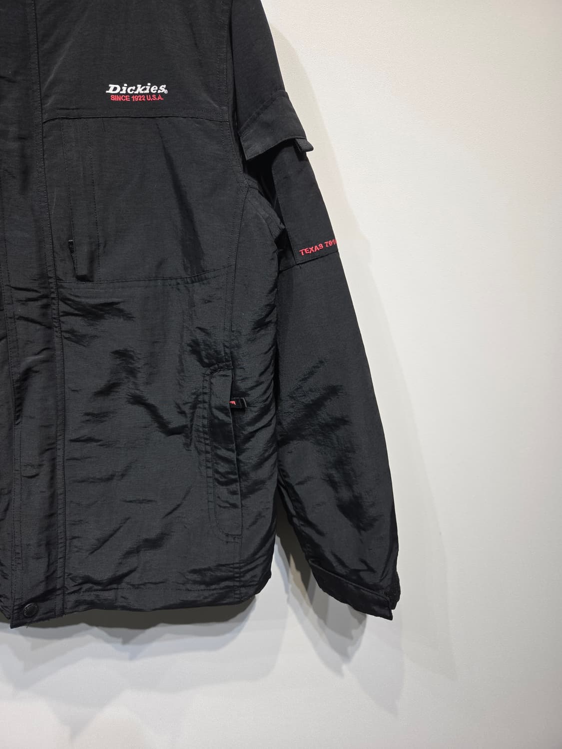 디키즈(Dickies) 블랙 후드 패딩 자켓 상품이미지5