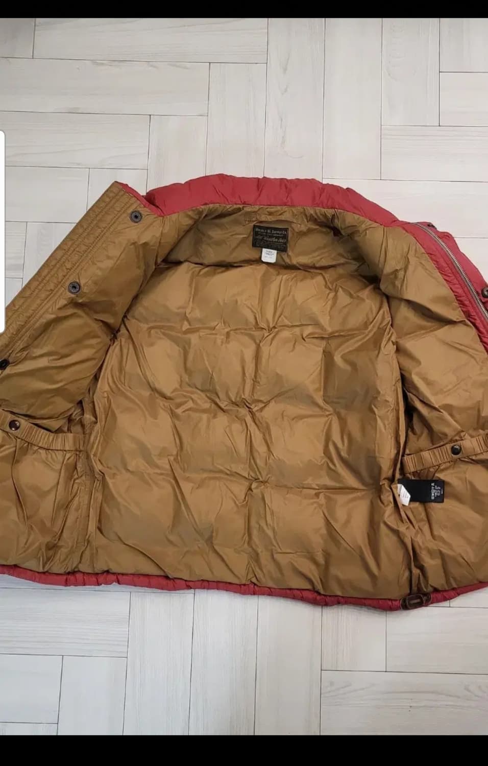 더블알엘 RRL 퀄티드 패딩 베스트 S 상품이미지5