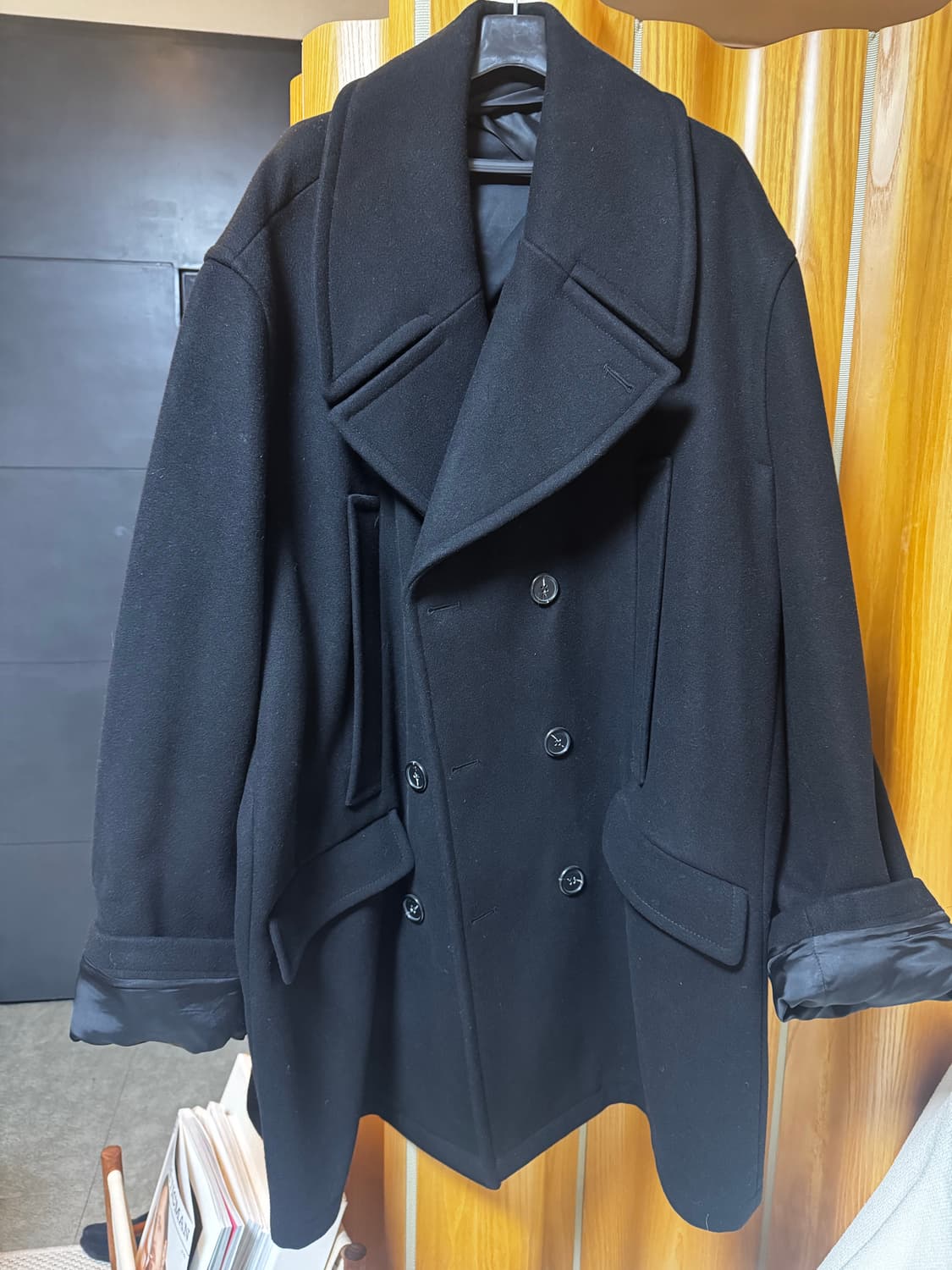 라프시몬스 16FW 오버사이즈 코트 상품이미지3