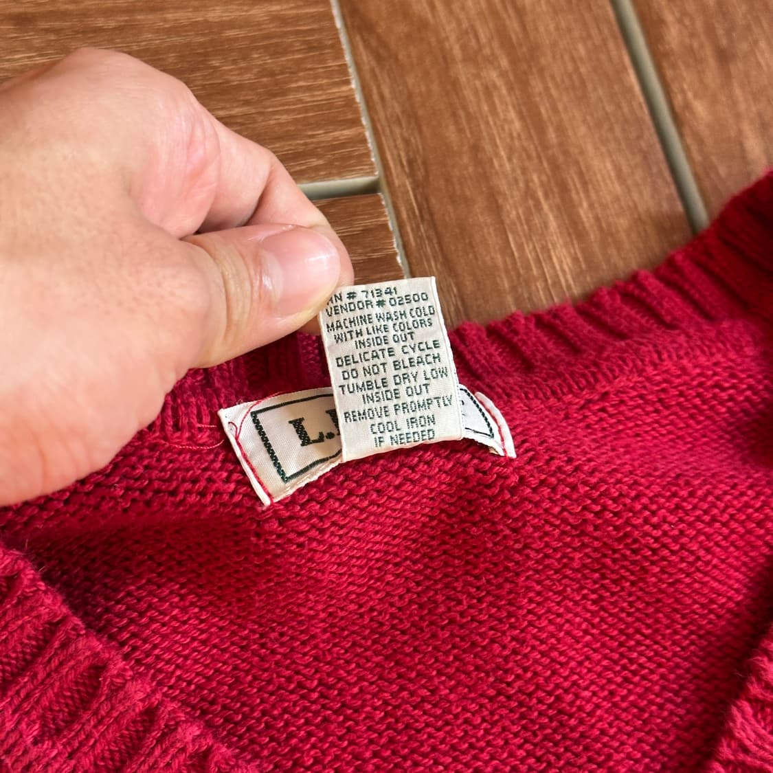 Ll bean v-neck knit sweater 상품이미지6